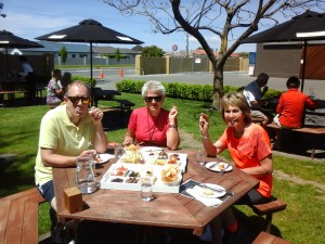 Lunch on the Tour de Hawkes Bay