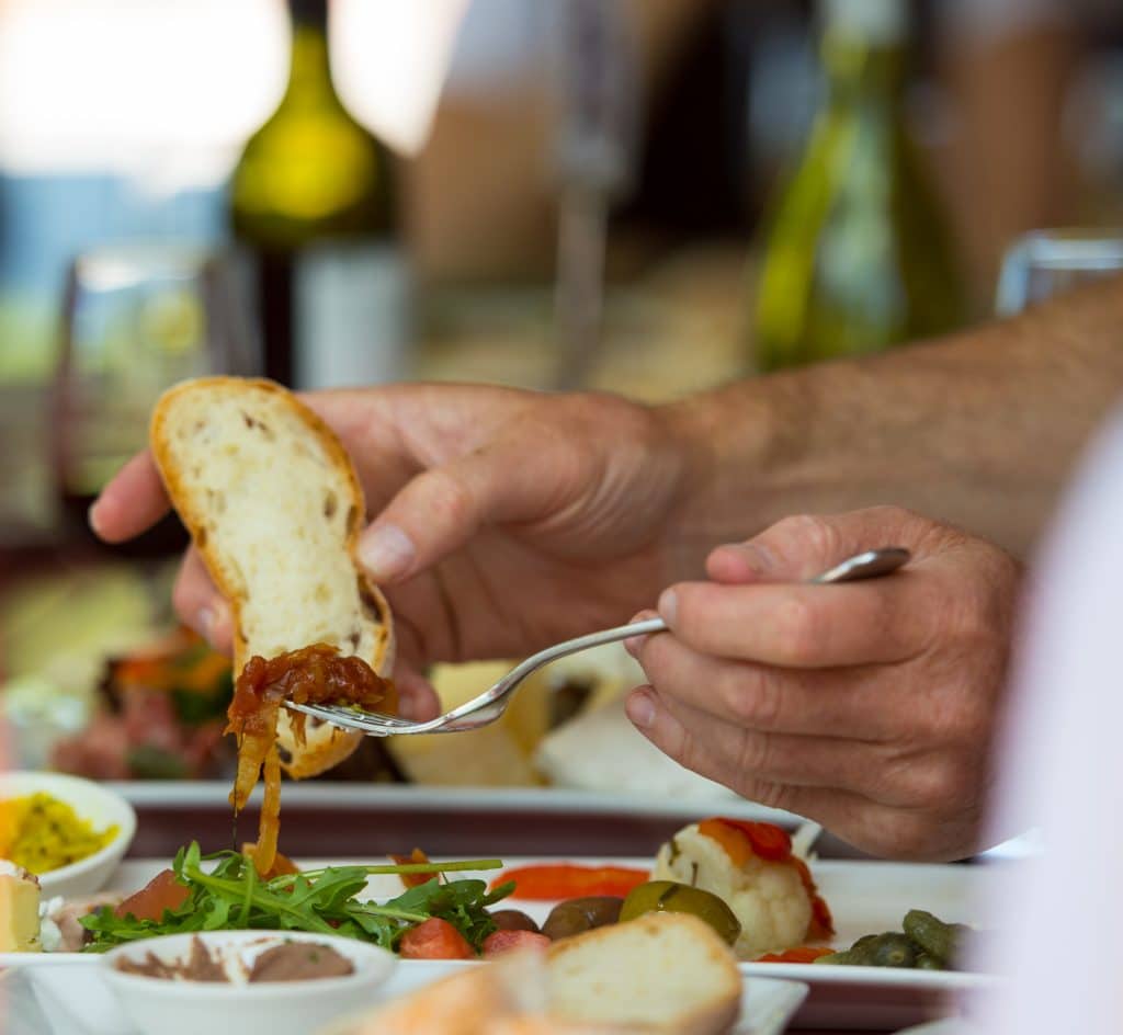 Food on the Grand Gourmet cycling tour in North East Victoria