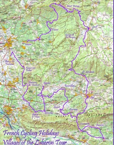 Luberon Map