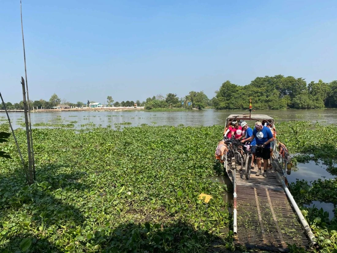 Vietnam cycling tour on the Mekong