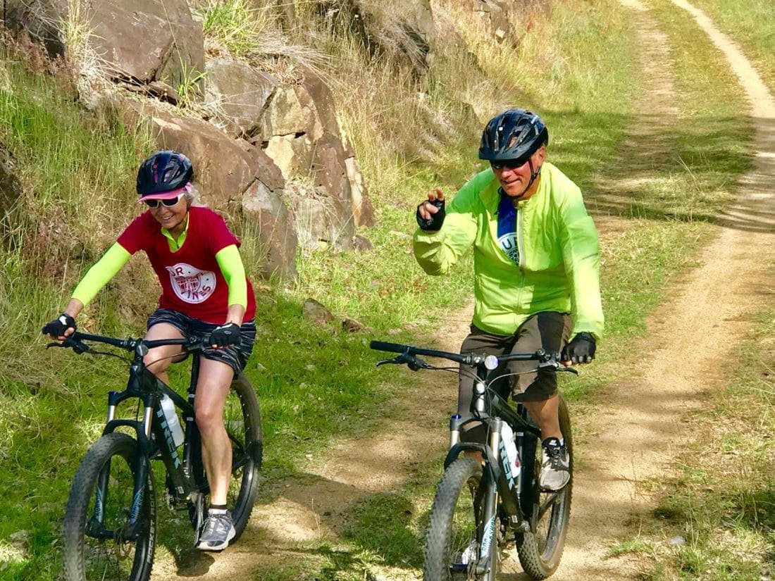 Brisbane Valley Rail Trail cycling