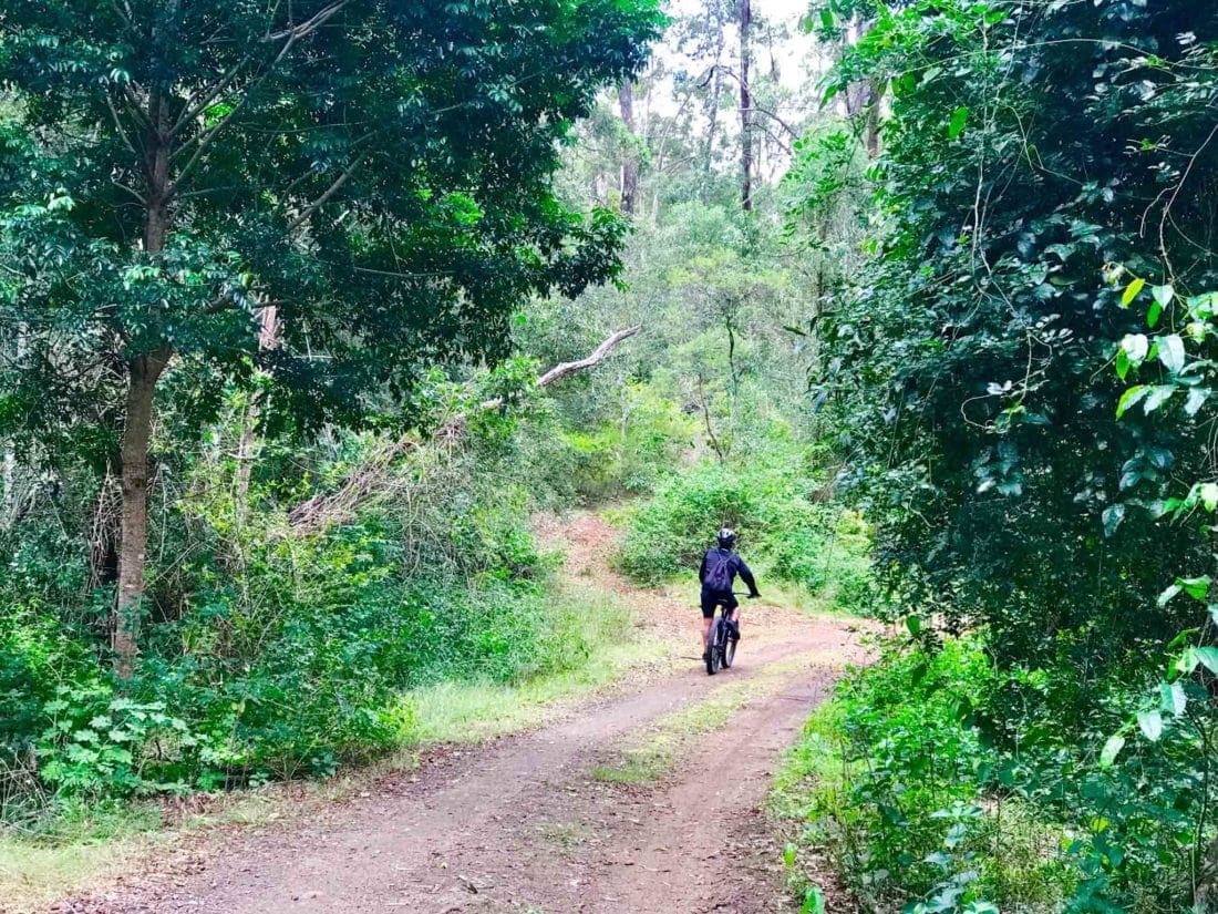 Brisbane Valley Rail Trail cycling