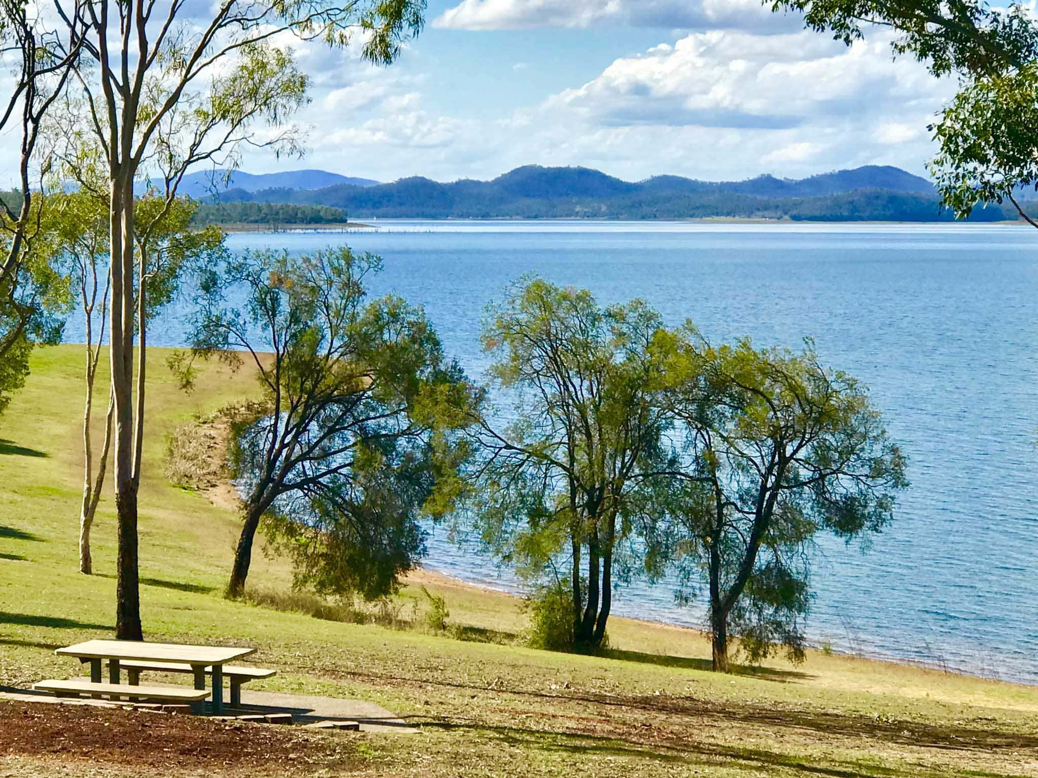 Lake Wivenhoe on the Brisbane Valley Rail Trail Lake Wivenhoe on the Brisbane Valley Rail Trail