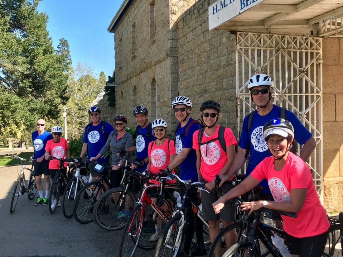 Group cycling tour Australia