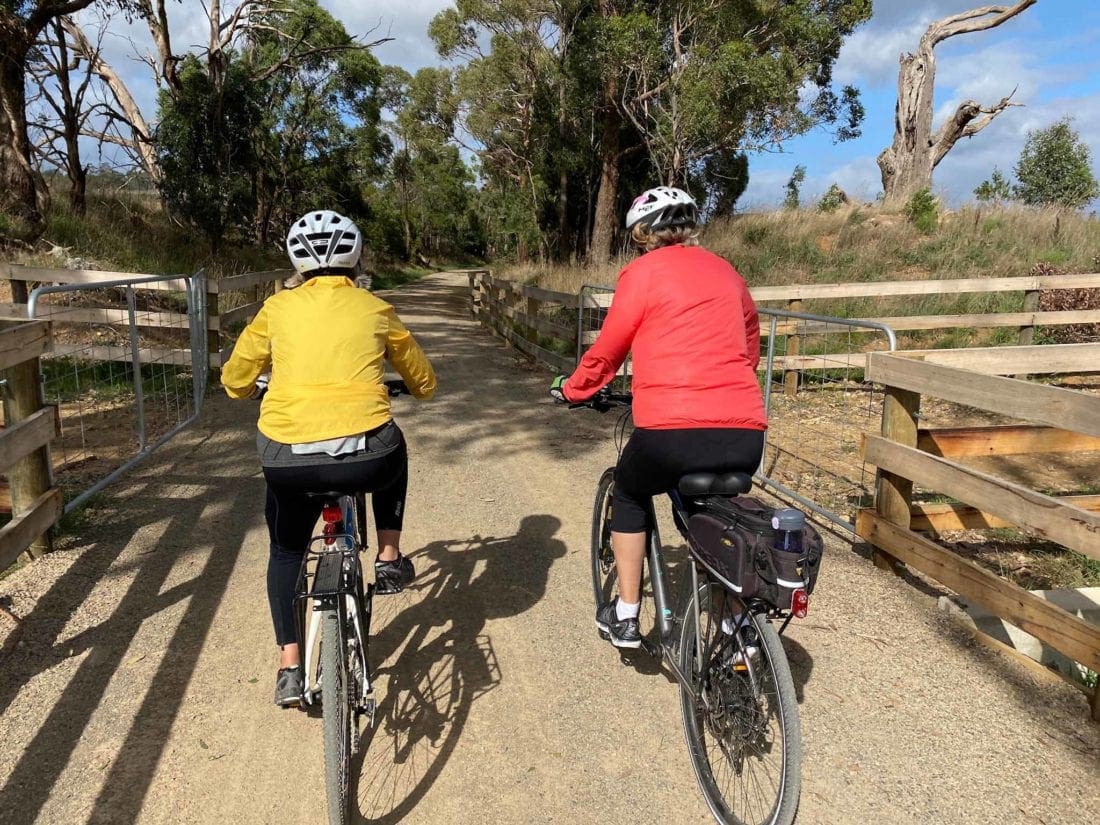 Cycling the Lilydale to Warburton Rail Trail