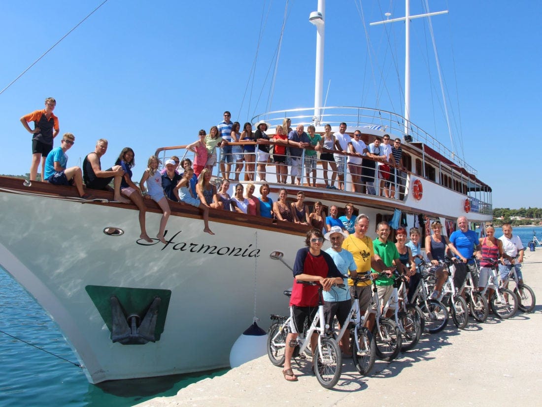 Croatia sail & ebike cycling tour aboard the Harmonia