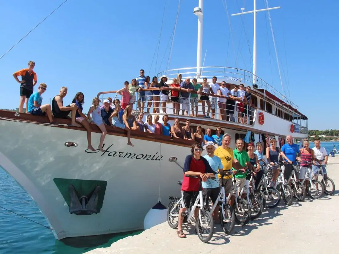 Croatia sail & ebike cycling tour aboard the Harmonia