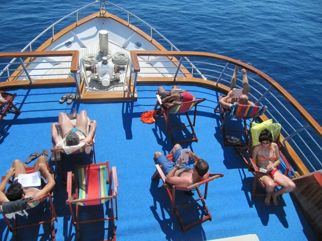 Tour De Vines Croatia Ships Guest Pictures Romantica Sun Deck2