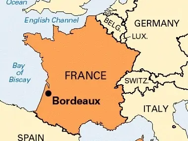 Tour De Vines France Bordeaux Bordeaux Map