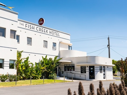 The Fish Creek pub on the Great Southern Rail Trail The Fish Creek pub on the Great Southern Rail Trail