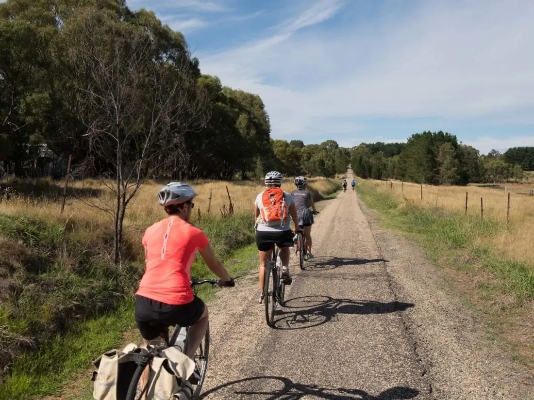 Cycling tour North East Victoria