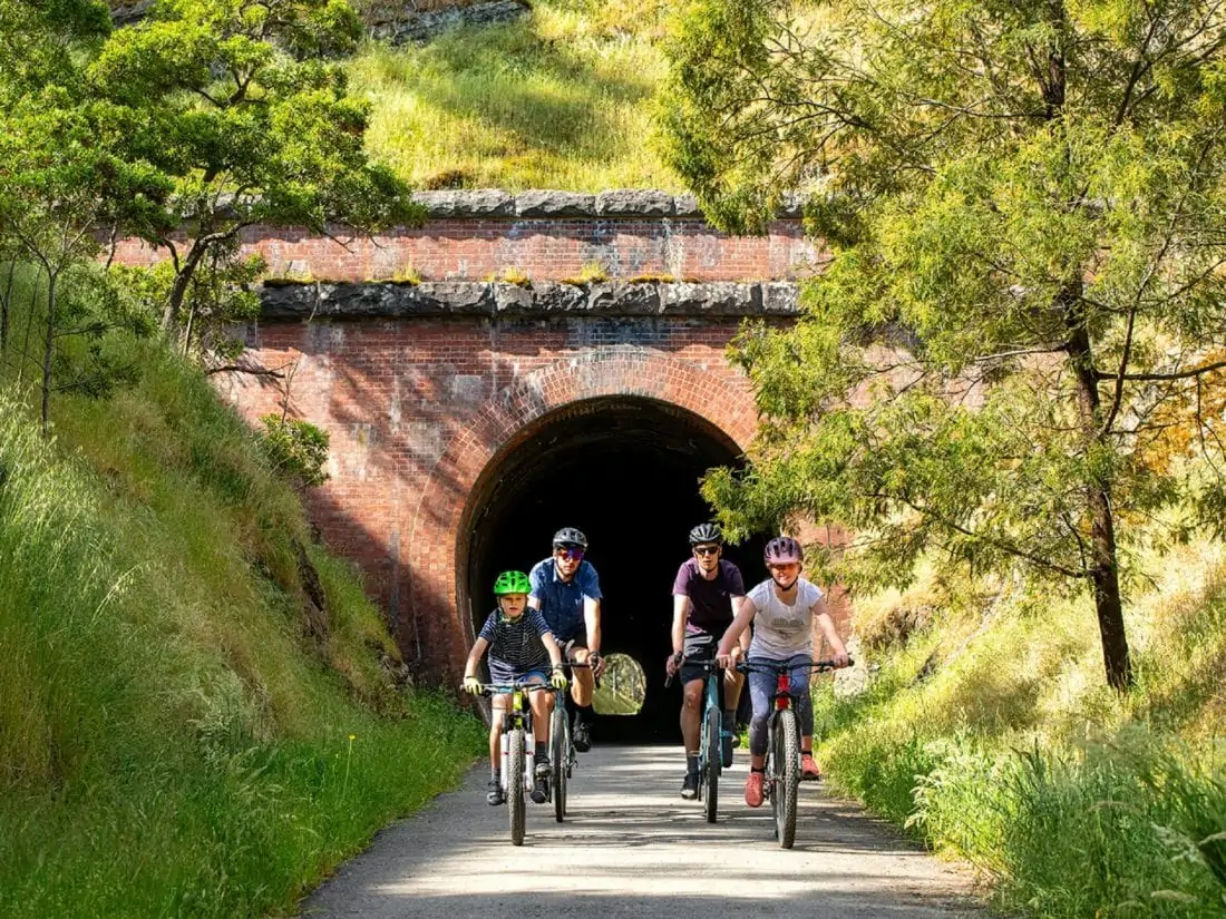 Cheviote tunnel on the Great Victorian Rail Trail