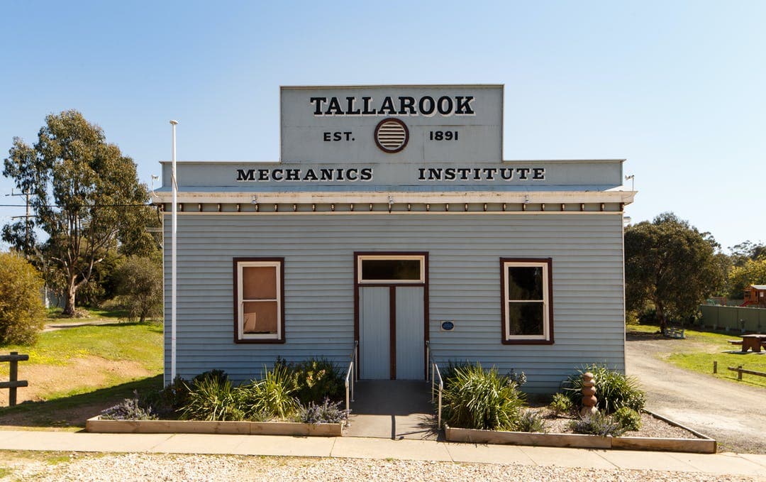 Tallarook Mechanics Institute on the Great Victorian Rail Trail