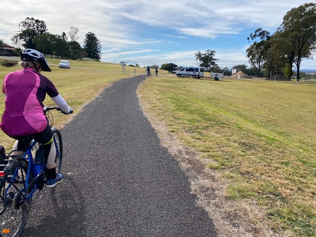 Riding the Kilkivan to Kingaroy Rail Trail