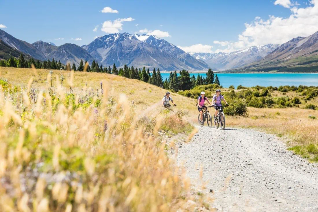 New Zealand South island cycling tour