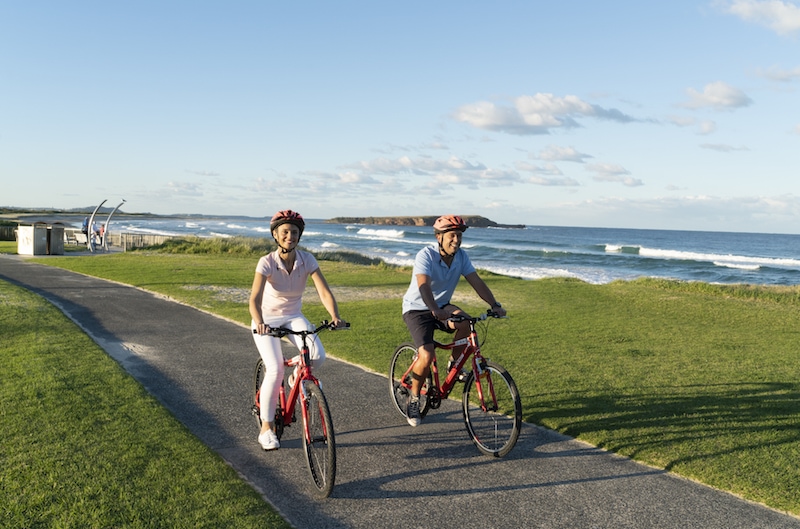 Cycling in Wollongong NSW South Coast Australia