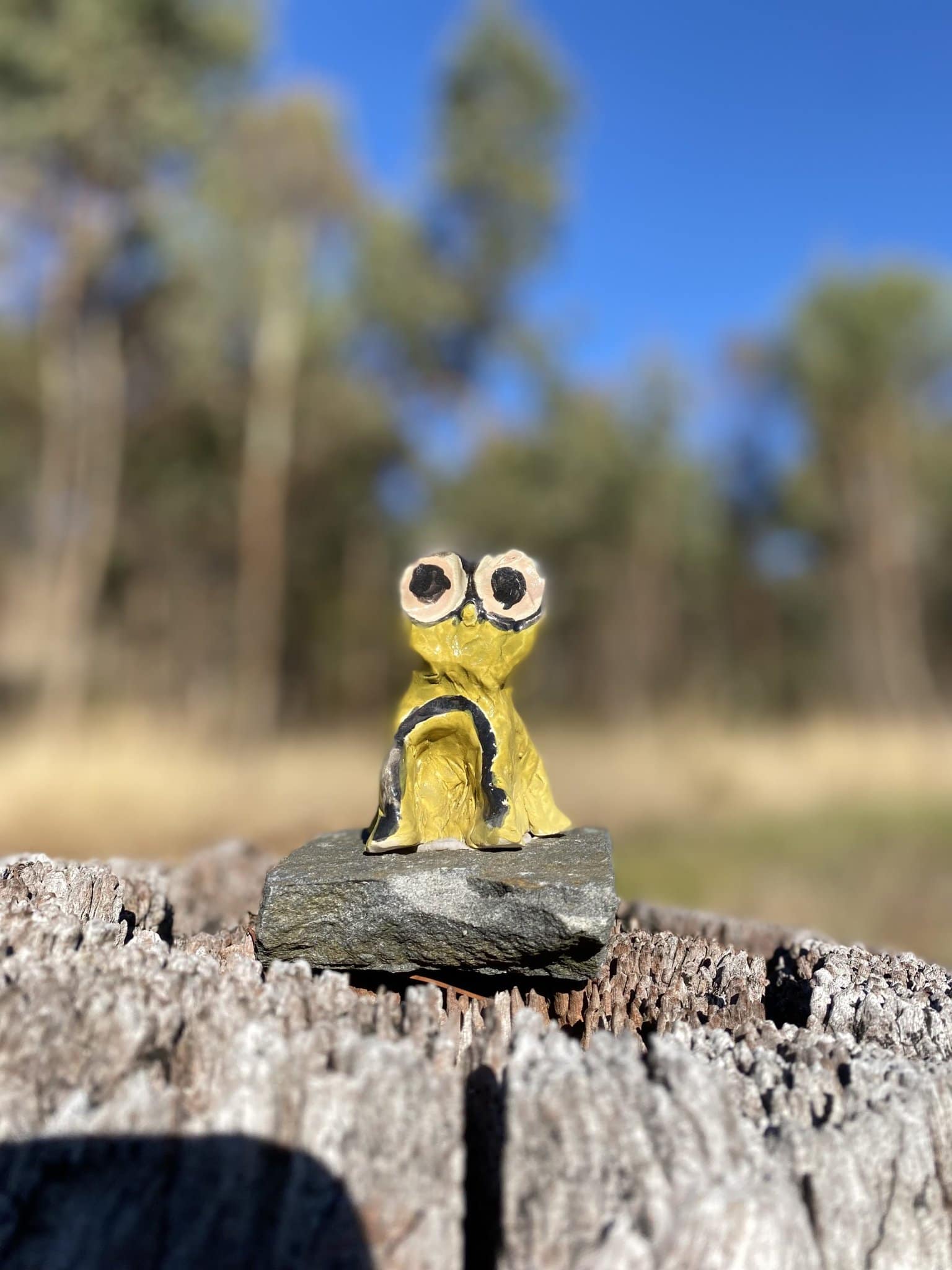 Small art pieces on the Great Victorian Rail Trail Small art pieces on the Great Victorian Rail Trail
