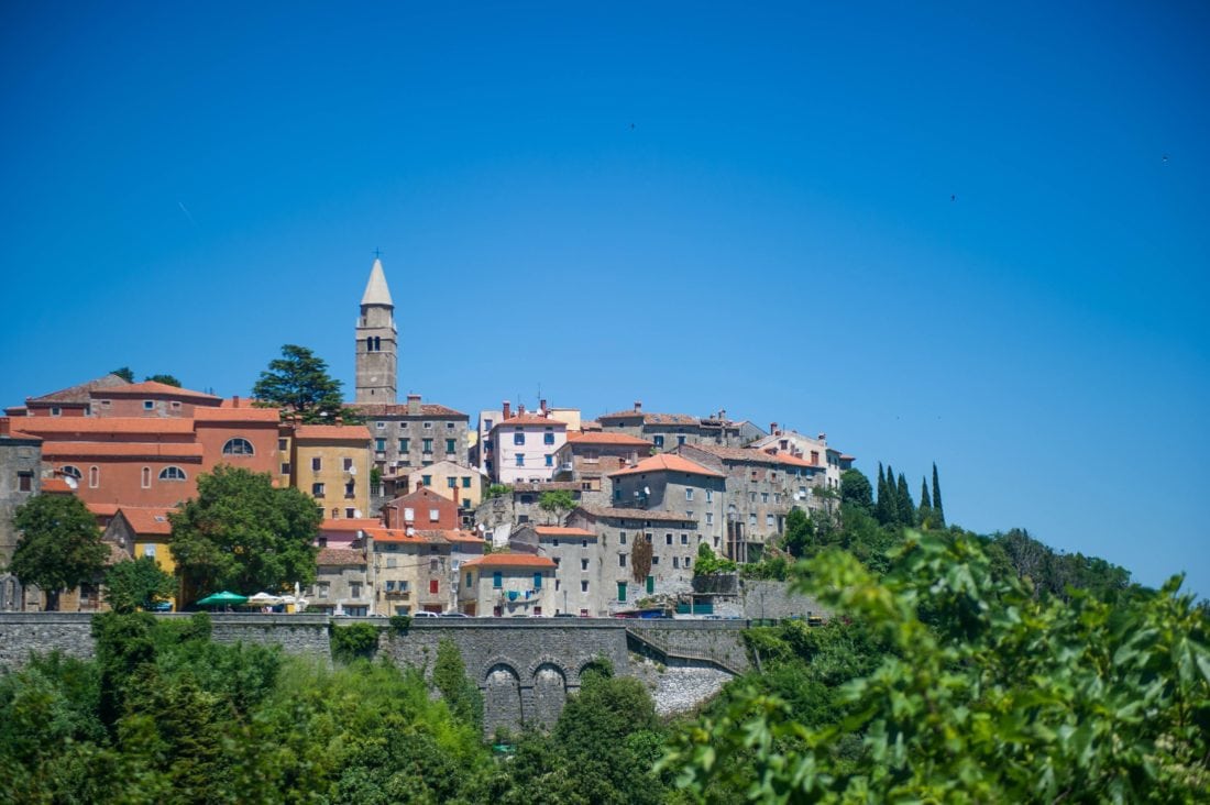 Labin Village in Istria Croatia cycling tour