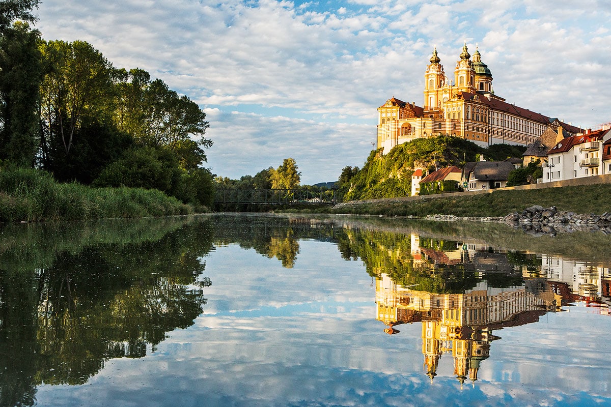 melk on the danube river cycling tour