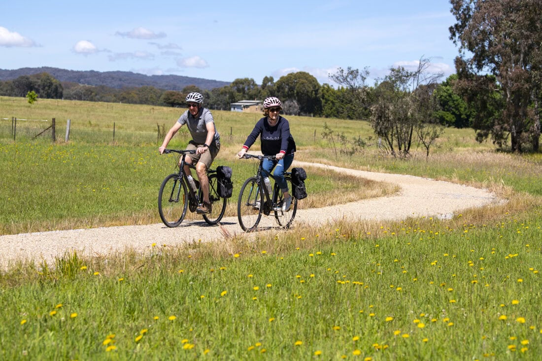 Yackandandah extension on the Murray to Mountains Rail Trail