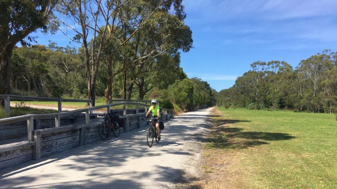 riding the great southern rail trail