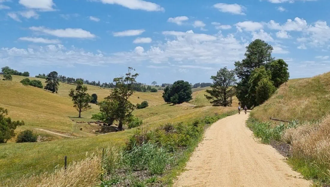 views riding the great southern rail trail