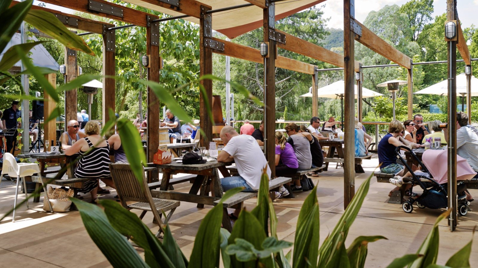 Outdoor area at Bright Brewery