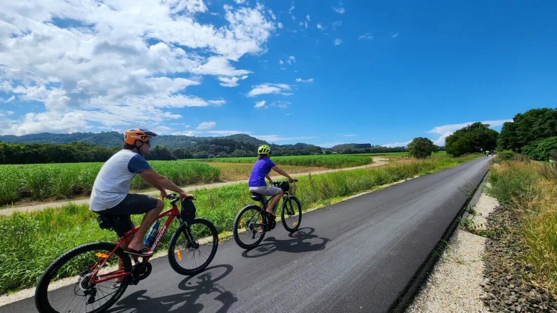 sugar cane fields on the norther rivers rail trail