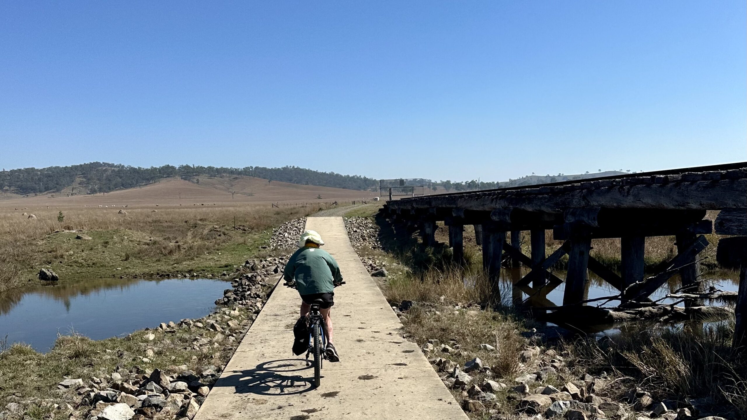 River crossing on the Brisbane Valley Rail Trail