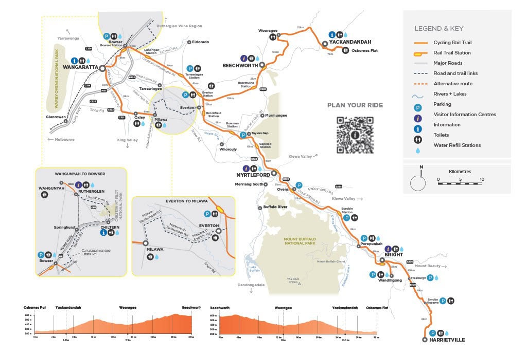 murray to mountains rail trail map 2024 murray to mountains rail trail 2024
