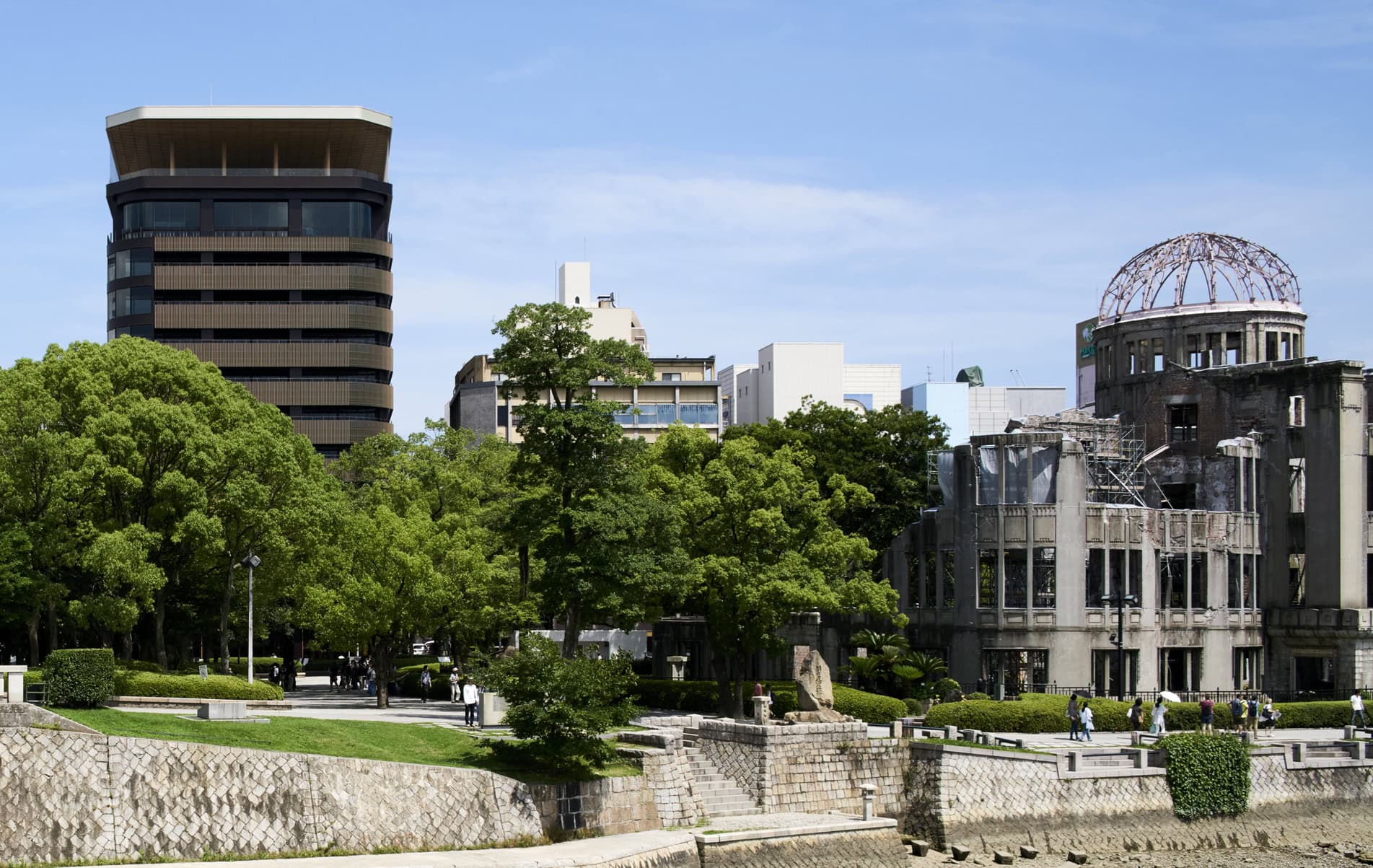 orizuru tower hiroshima cycling tour japan