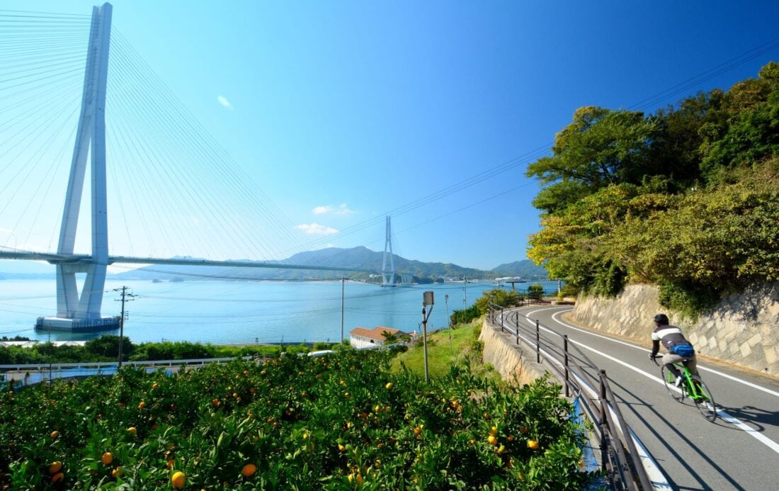 shimanami kaido cycling tour japan