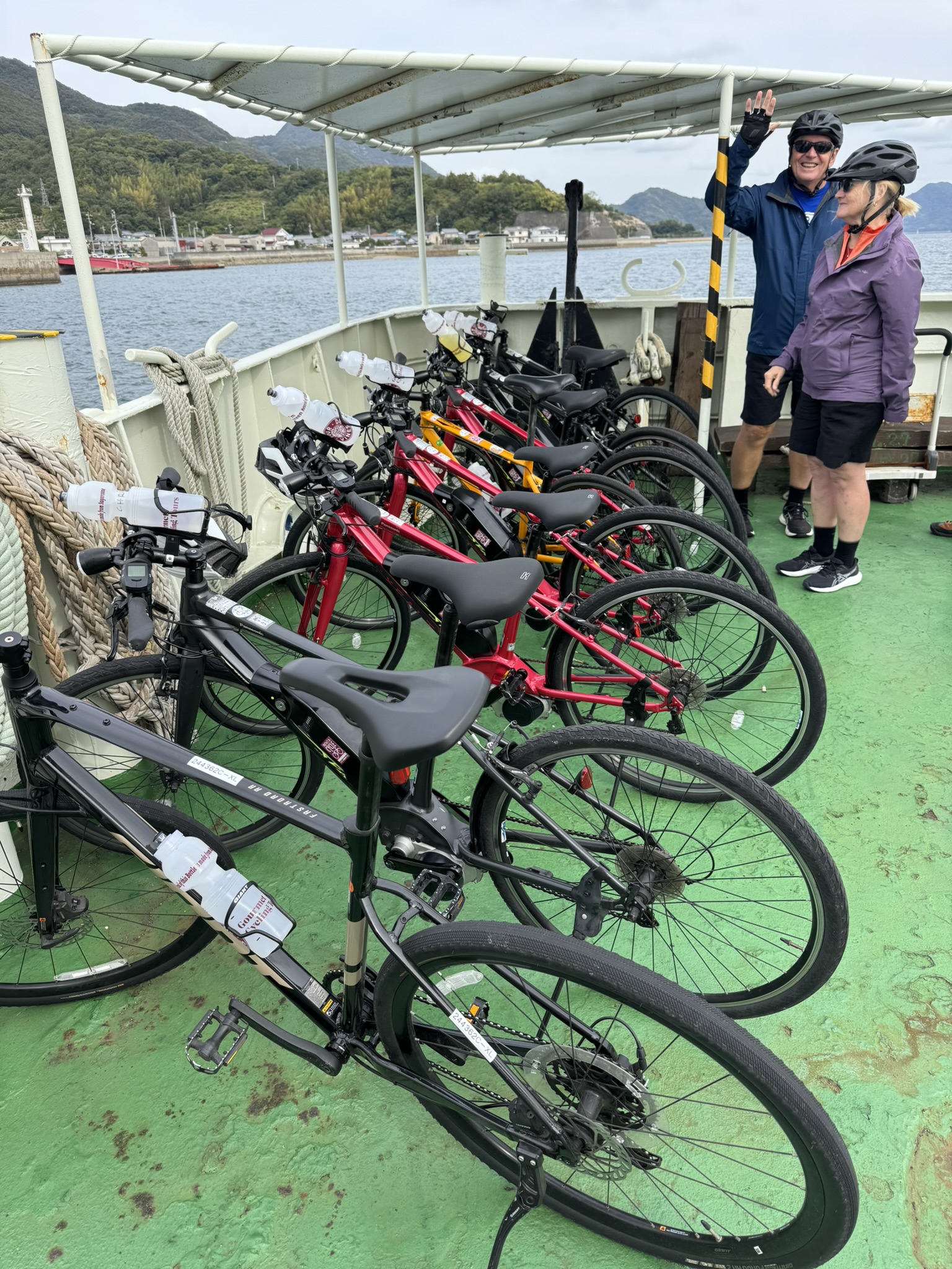 Island hopping on a Japan cycling tour in the Seto Inland Sea