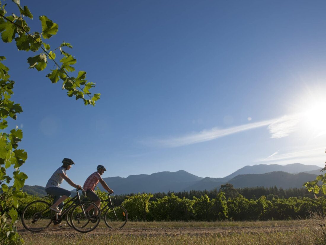 Cycling the rail trail