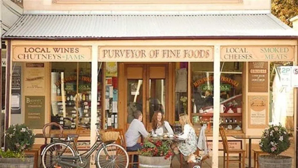 Breakfast in Beechworth before riding the Murray to Mountains rail trail