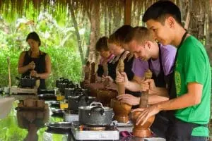 Cambodia cycle tour cooking class