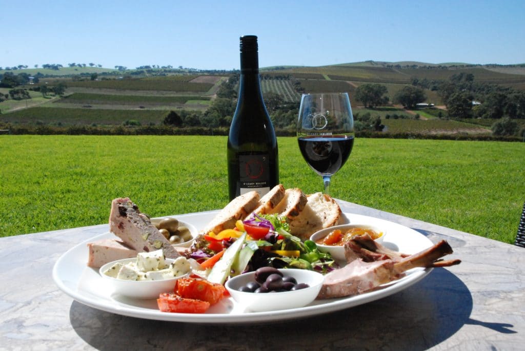 south australian food platter-and-view