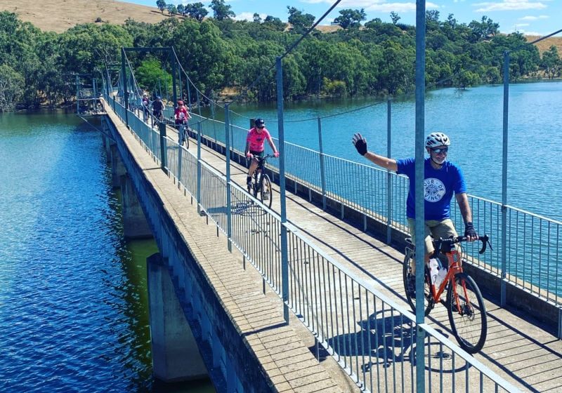Cycling tour on the Great Victorian Rail Trail